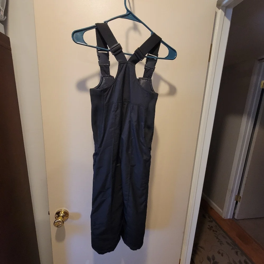 🛷EUC~ KIDS INSULATED BLACK SNOW BIB